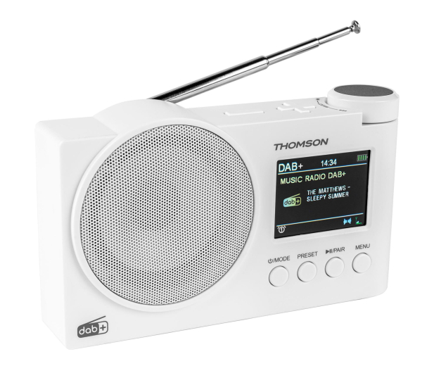 Thomson Radio DAB+ Bluetooth białe - 1501901 - zdjęcie 2